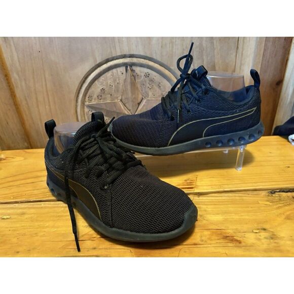 PUMA 'Carson 2 ' Black Size 6.5 Sneakers Running Shoes Athletic Lace Sport - Picture 2 of 8